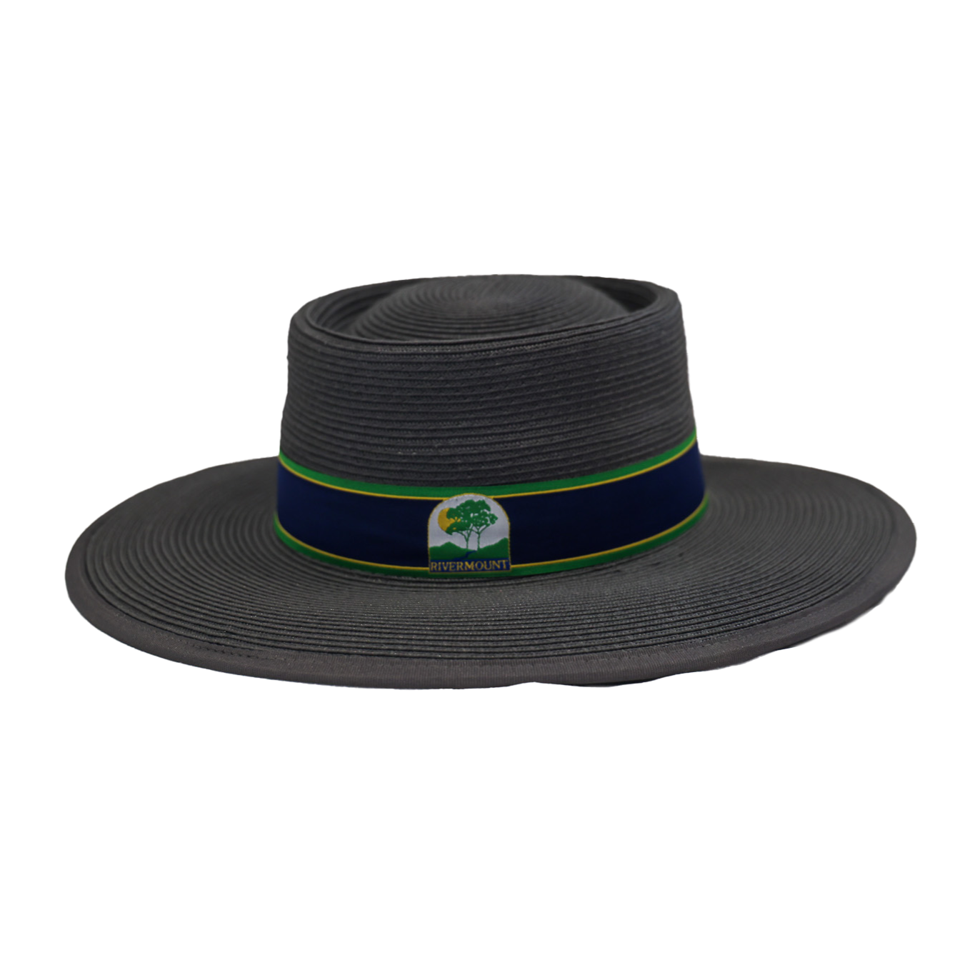 Grey Formal Hat (Poly Braid)
