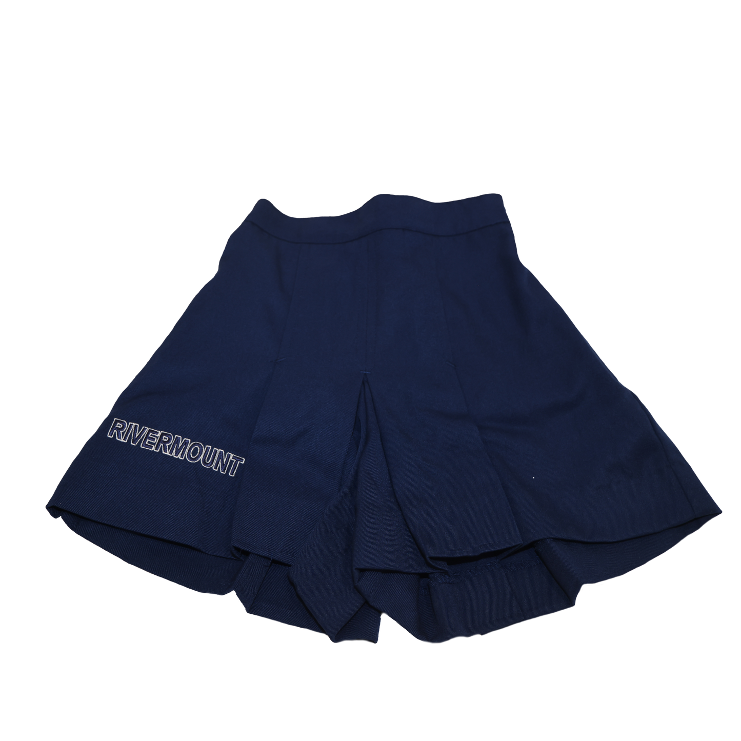 Girls P-3 Navy Coulotte with Rivermount logo