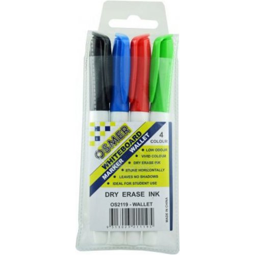 Whiteboard Marker Fine Line 4 pack