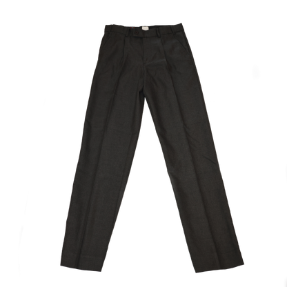 Pleated Long Dark Grey Pants with RMC Logo