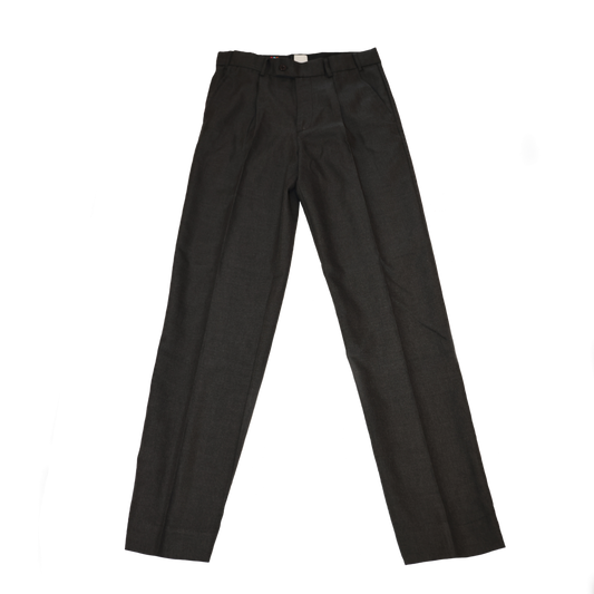 Pleated Long Dark Grey Pants with RMC Logo