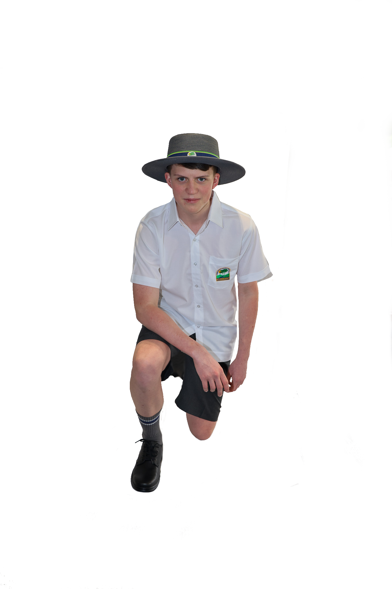 Boys Grey Formal Hat (Akubra)