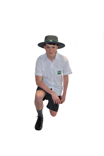 Boys Grey Formal Hat (Akubra)