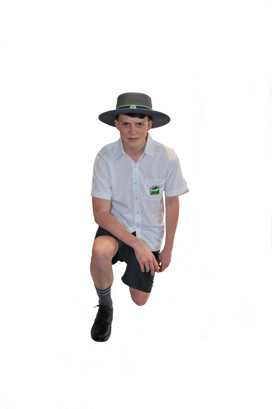Boys Grey Formal Hat (Akubra)