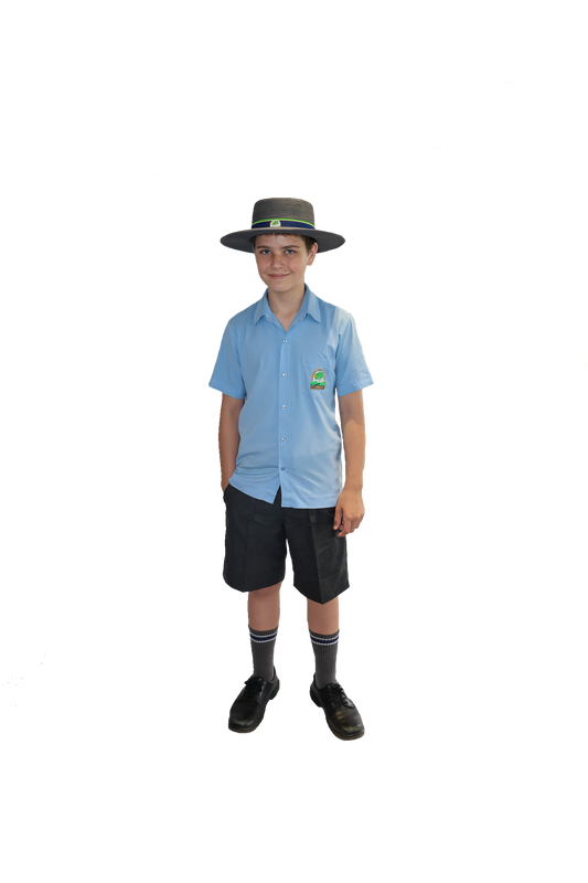 Middle School Boys Light Blue Shirt