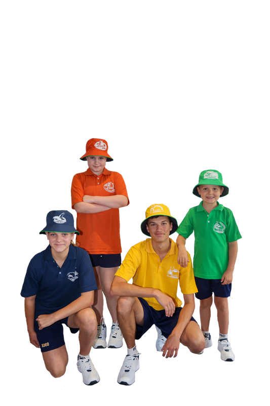RMC Bucket Hat (House Colour Reversible) All Year Levels