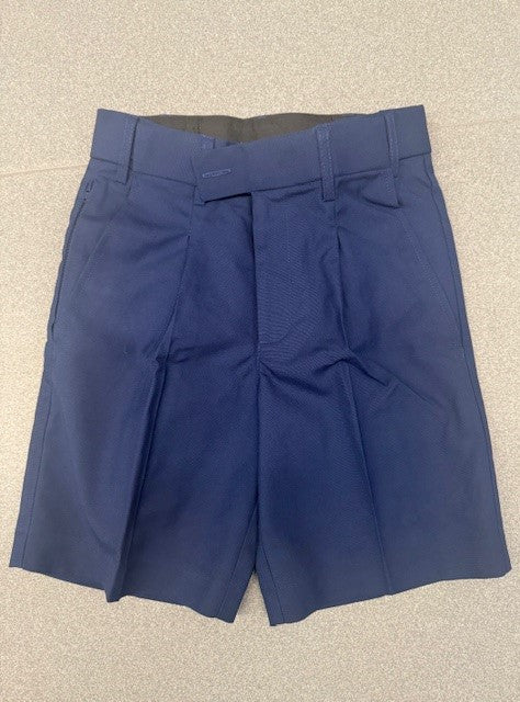 Boys 4-6 Navy Formal Shorts with Rivermount Logo