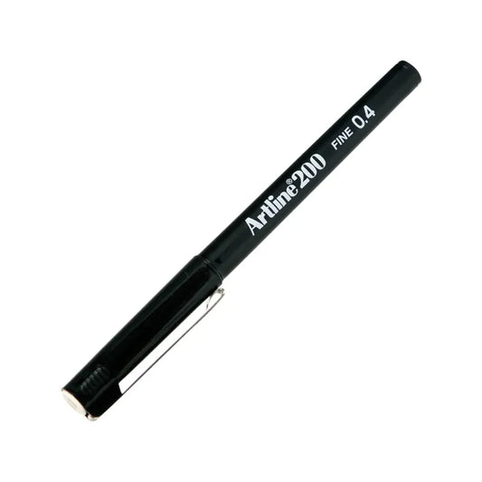 Artline 200 Marker 0.4mm Black