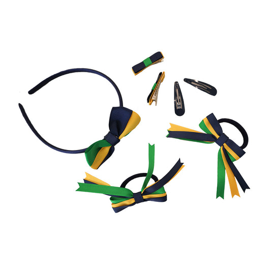 Assorted Hair Accessories in College Colours