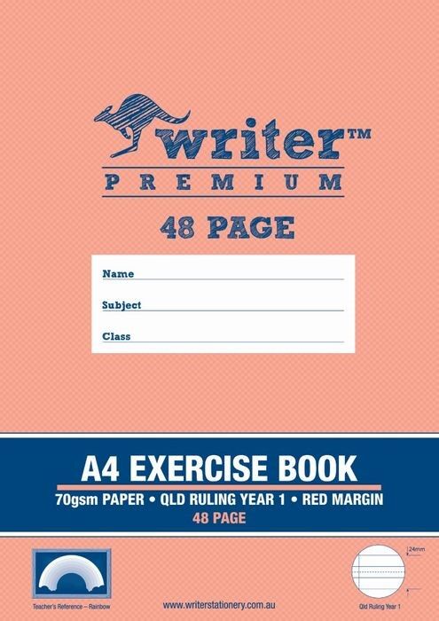 Writer Premium Exercise Book A4 Yr 1